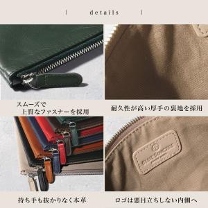 ポーチ 小物入れ 本革 レザー ミニポーチ メ...の詳細画像3