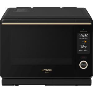 日立 MRO-W10Z-K オーブンレンジ フロストブラック ヘルシーシェフ 過熱水蒸気 新品 コンベクションオーブン MROW10ZK