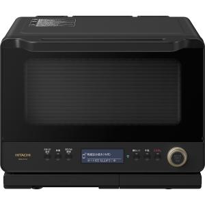 日立 MRO-W1A-K オーブンレンジ フロストブラック ヘルシーシェフ 過熱水蒸気オーブンレンジ 新品 コンベクションオーブン MROW1AK