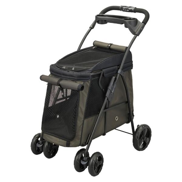 ジェックス　わんわんカート 中型犬用　モスグリーン