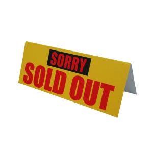 売り切れ SOLD OUT 卓上プレート 折り...の詳細画像1