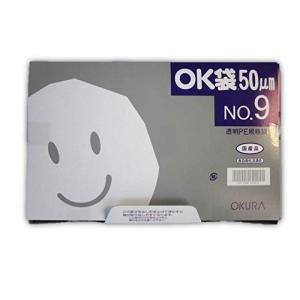 OK袋 0.05mm No.9 1ケース6000枚 （100枚×60袋） 汎用ポリエチレン規格袋の商品画像