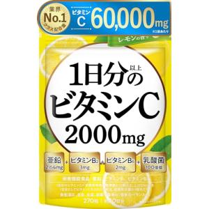 高濃度 1日分以上のビタミンC 2000mg配合 ビタミンB2 ビタミンB6 乳酸菌 国内製造 270粒 30日分 新日本ヘルスの商品画像