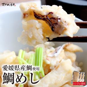 愛媛県産 松山鯛めし 鯛の炊き込み飯 3袋セット 炊飯器で炊くだけ 手間なし 本格的 プロの味 宇和島 愛媛 郷土料理 鯛めし 炊き込みご飯 mk1