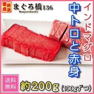 まぐろ ミナミマグロ インドマグロ 中トロ 赤身セット