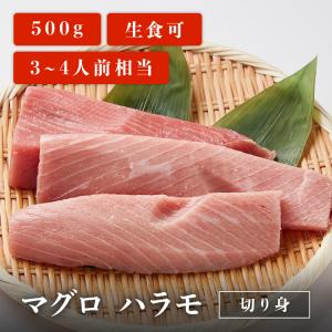 マグロ 刺身 ハラモ 切り身 500g 希少部位 3~4人前相当