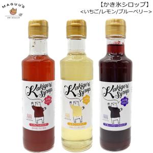 【3種セット】 無添加 かき氷シロップ 〈レモ...の詳細画像1