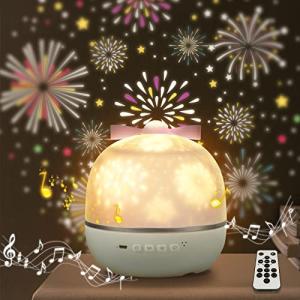 プロジェクターライト 子供 プラネタリウム 家庭用 【オルゴール