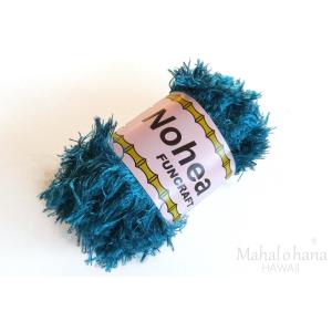 ハワイ リボンレイ ヤーン/毛糸 (フクシャ ピンク) Nohea FUNCRAFT 100