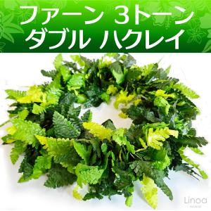 フラダンス レイ ハク 髪飾り リーフファーンダブルヘッドバンド