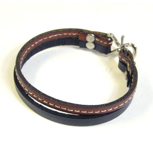 本皮ブレスレット レディース 牛革 黒 茶 AC-BRA221215