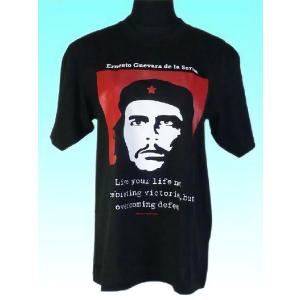 【送料無料】チェ・ゲバラのTシャツ レディースM 半袖 黒 FU-F-TS49-M｜mahanadi