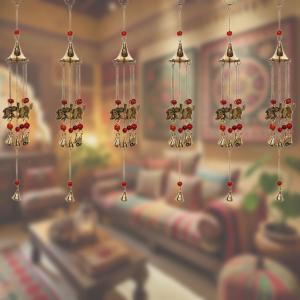 インド製真鍮の天井 壁飾り サンスクリット語オームのモチーフ