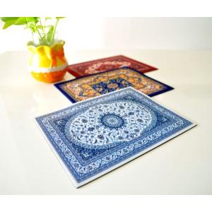 ペルシャ絨毯風のミニ・インテリアマット 3タイプ有り アジアン エスニック アラブ イスラム 中東 :NU-LNCN3:Five Rivers  Store ヤフー店 - 通販 - Yahoo!ショッピング