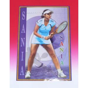 インドのテニスプレーヤー サニア・ミルザのポスター