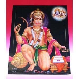 インドの神様ポスター 『ハヌマン』  PA-POS35