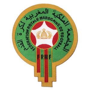 モロッコ サッカー連盟 エンブレム ワッペン 刺繍 ステッカーにもなる アラビア語 文字 イスラム教 アラブ アフリカ