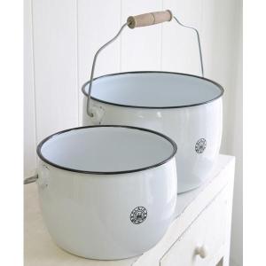 コベントガーデンエナメル・クレールバケツ2点セット　HC-07