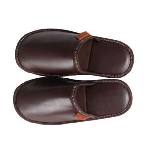 ダルトン　PU slippers EV Men L　Brown　スリッパ｜mahatagiya