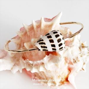 即納 Hebrew cone shell バングル from ハワイ [Maimoda Jewelry/マイモダジュエリー]｜mahealani