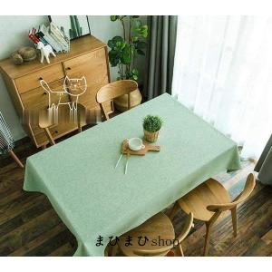 130220cm 綿麻 テーブルクロス 無地 new テーブルカバー