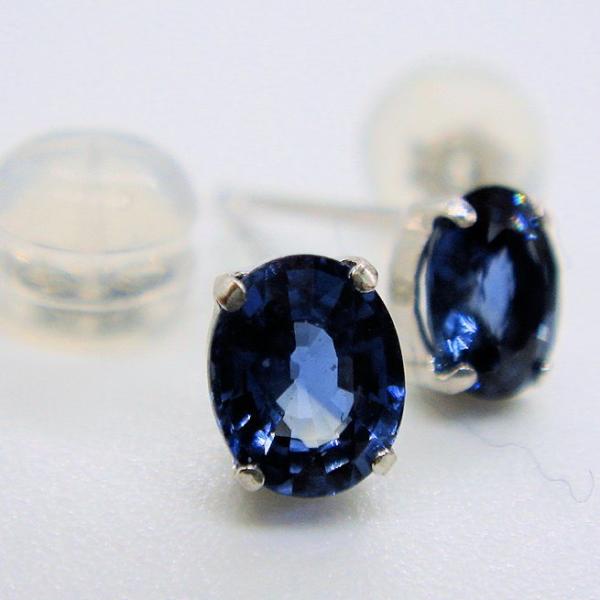 PC1395:Pt サファイア ピアス