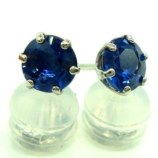 PC1521:Pt サファイア ピアス