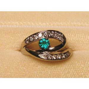 Pt900 エメラルド ダイヤモンド リング 0.75ct D0.48ct 最終 出品6週目  