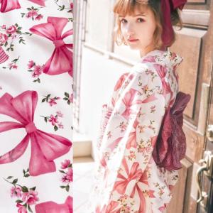 浴衣 苺 ロリータ いちご柄 いちご 大人 レディース セット 大き