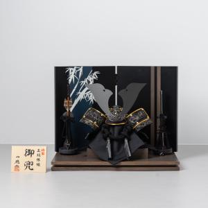 五月人形 兜 コンパクト おしゃれ モダン 木...の詳細画像1
