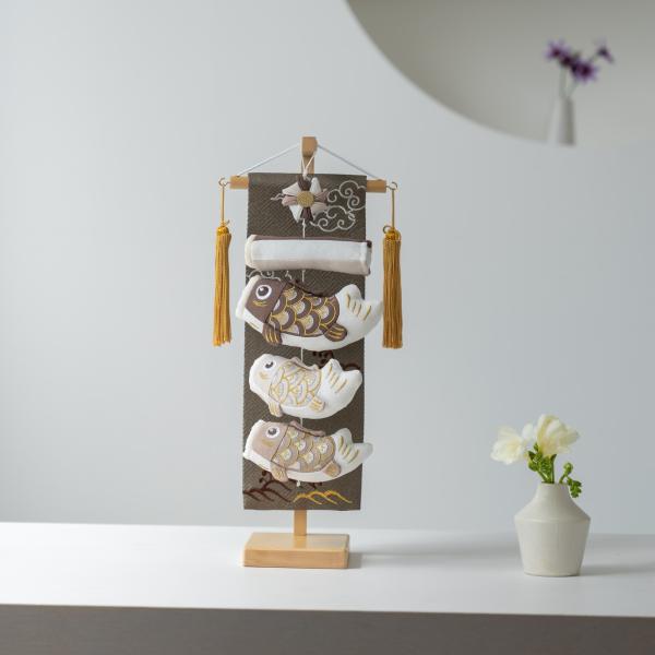 こいのぼり 室内 鯉のぼり コンパクト おしゃれ モダン 木 人気 インテリア 木製 高級 夢鯉 モ...