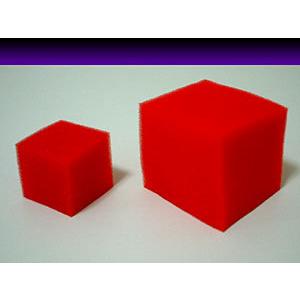手品用スポンジ80mmキューブ 赤（JMA） /手品 マジック用品