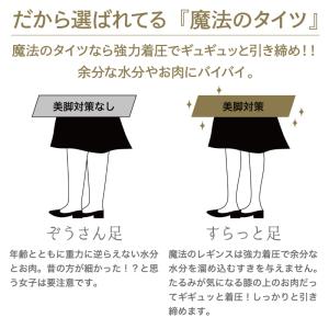 着圧タイツ 魔法のタイツ3D NEW レディー...の詳細画像3