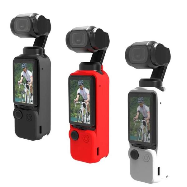 DJI OSMO Pocket3用シリコン 保護ケースカバー カメラレンズ保護カバー付 スクリーン保...