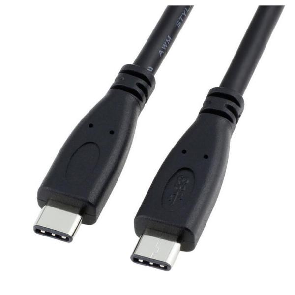 USB-C 充電&amp;同期ケーブル 1m/USB3.1 Type C to Type C ケーブル オス...