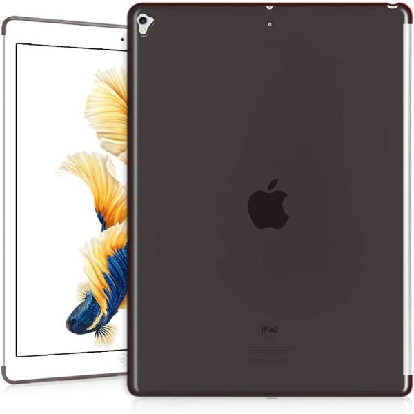 iPad Pro 12.9インチ第2/1世代 2017/15年用TPU ソフト バックカバー 半透明...