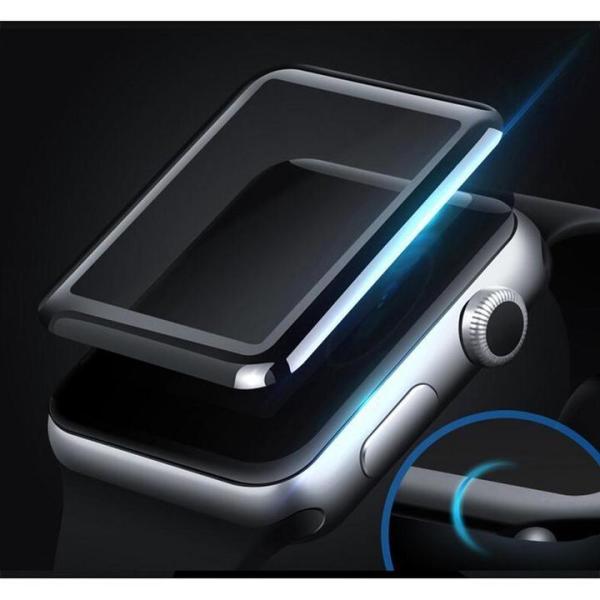 Apple Watch アップル ウォッチ 4 44MMサイズ用 強化ガラス フルカバー 液晶フィル...