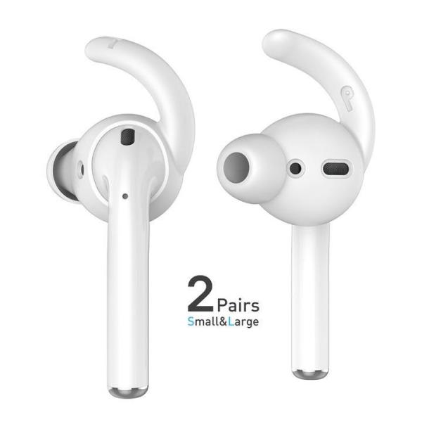 AHASTYLE アップル AirPods&amp;Ear Pods エアポッズ用 シリコン イヤフック カ...