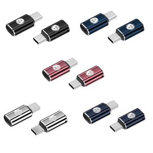 Lightning-USB タイプＣメス 充電、データ アダプタ 27W オスーメス 3cm  Type Cを持つiPhone 15シリーズ/iPad Pro 11/12.9など対応 ストラップ孔あり 3色選択