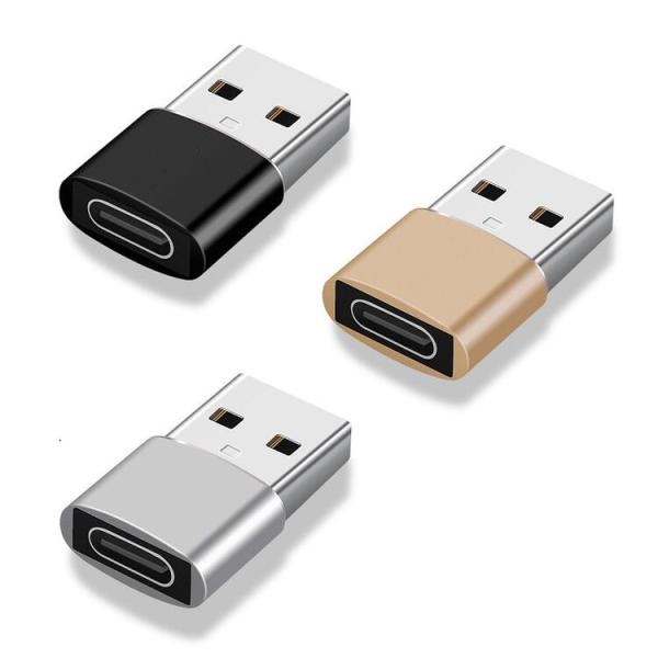 USB2.0 to USB Type C 変換アダプタオス−メス  1cm  /USB A M-US...