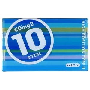TDK オーディオカセットテープ(ハイポジ) CDing2 10分 [CD2-10U]