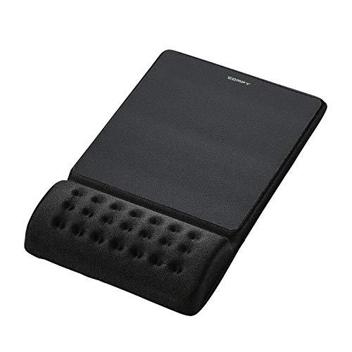 エレコム マウスパッド リストレスト一体型 COMFY 疲労低減 軽快操作 ブラック MP-096B...