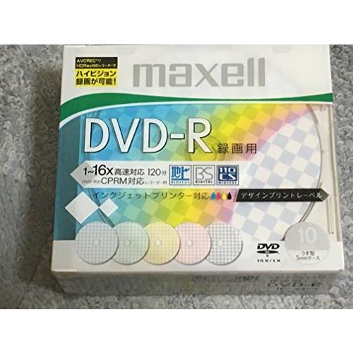 maxell 録画用 CPRM対応 DＶD-R 120分 16倍速対応 インクジェットプリンタ対応デ...