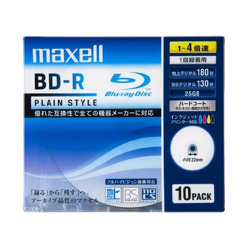 maxell 録画用 BD-R 130分 4倍速対応PLシリーズ インクジェットプリンタ対応ホワイト...