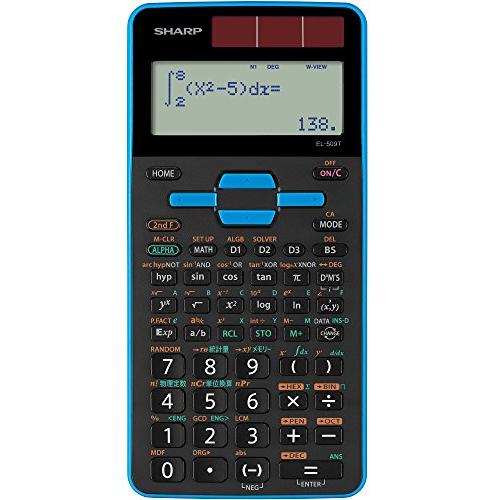 シャープ 関数電卓 559関数・機能 日本語表示 式通り入力表示 機能メモリー EL-509T-AX...