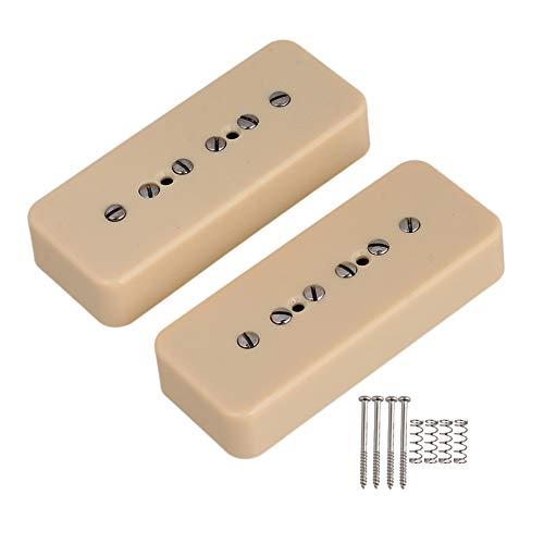 Yibuy クリーム 50MM / 52MM シングル・コイルピックアップ for P-90 P90...