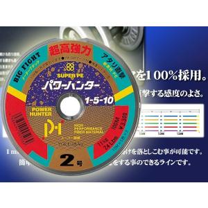 PEライン  2号 送料無料　YGK よつあみ　パワーハンター  電動リール　日本製　