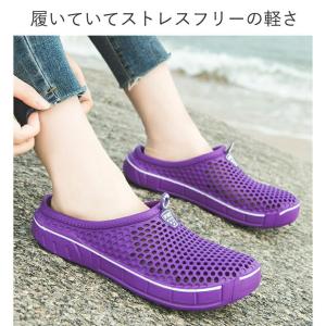 サンダル レディース メンズ 2WAY 軽量 ...の詳細画像2