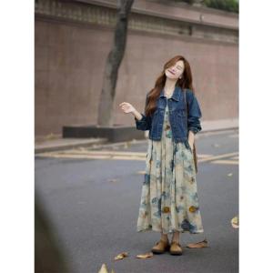 花柄 ロングワンピース レディース 夏 ノース...の詳細画像5