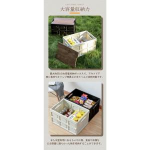 コンテナボックス 屋外 蓋付き 折りたたみ 大...の詳細画像2